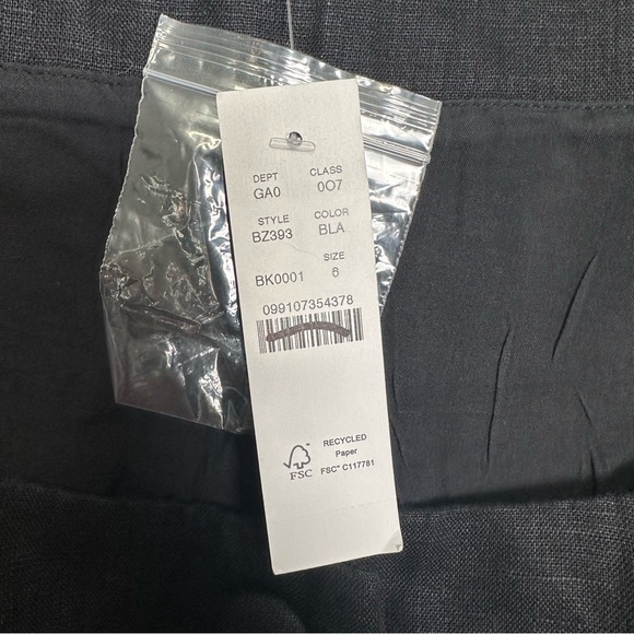 J. Crew Scoopneck linen-blend vest Black Size 6 BZ393 NWT - Picture 8 of 11